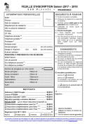 Télécharger le bulletin d'inscription