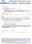 Télécharger le certificat médical spécifique