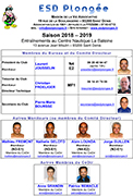 Voir la liste des dirigeants et moniteurs