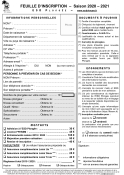 Télécharger le bulletin d'inscription