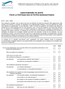 Télécharger le questionnaire à remettre au médecin
